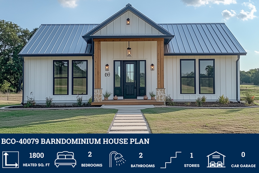 BCO-40079 Barndominium House Plan