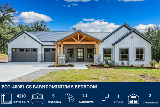 BCO-40081-GS Barndominium House Plan