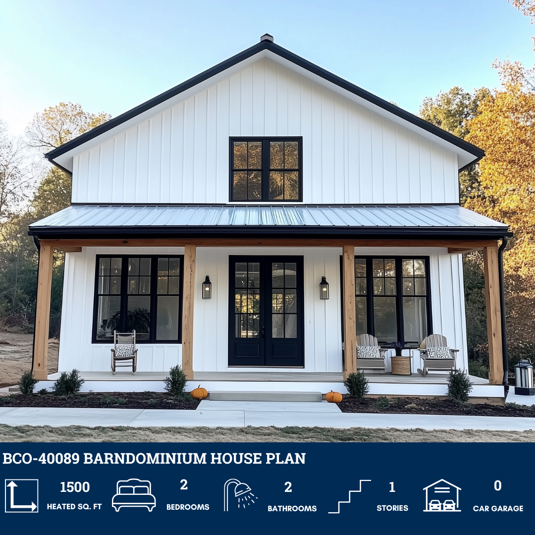 BCO-40089 Barndominium House Plan