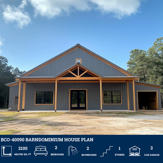 BCO-40090 Barndominium House Plan