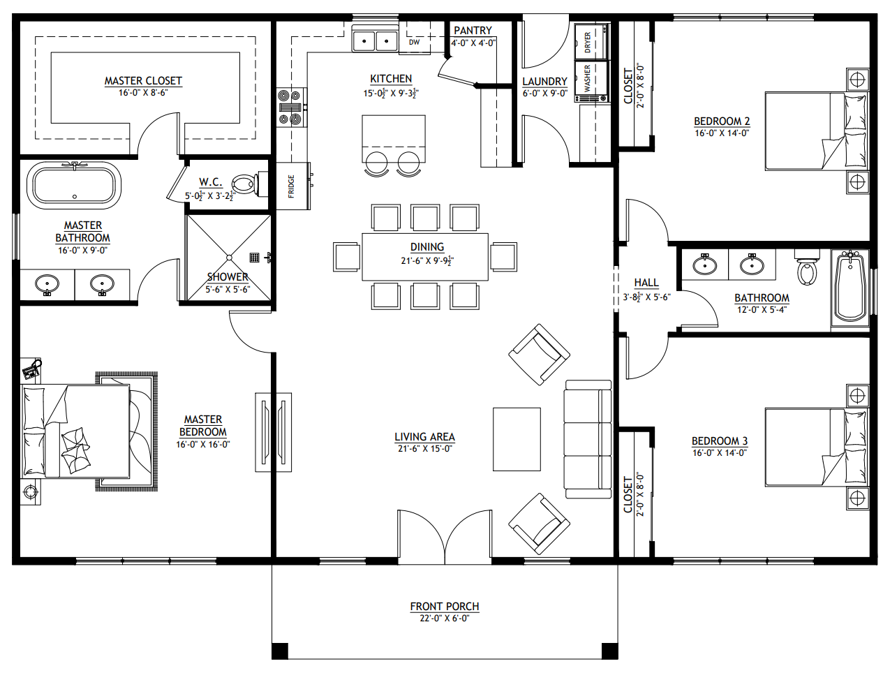 BCO-40091 Rodrigo Barndominium House Plan