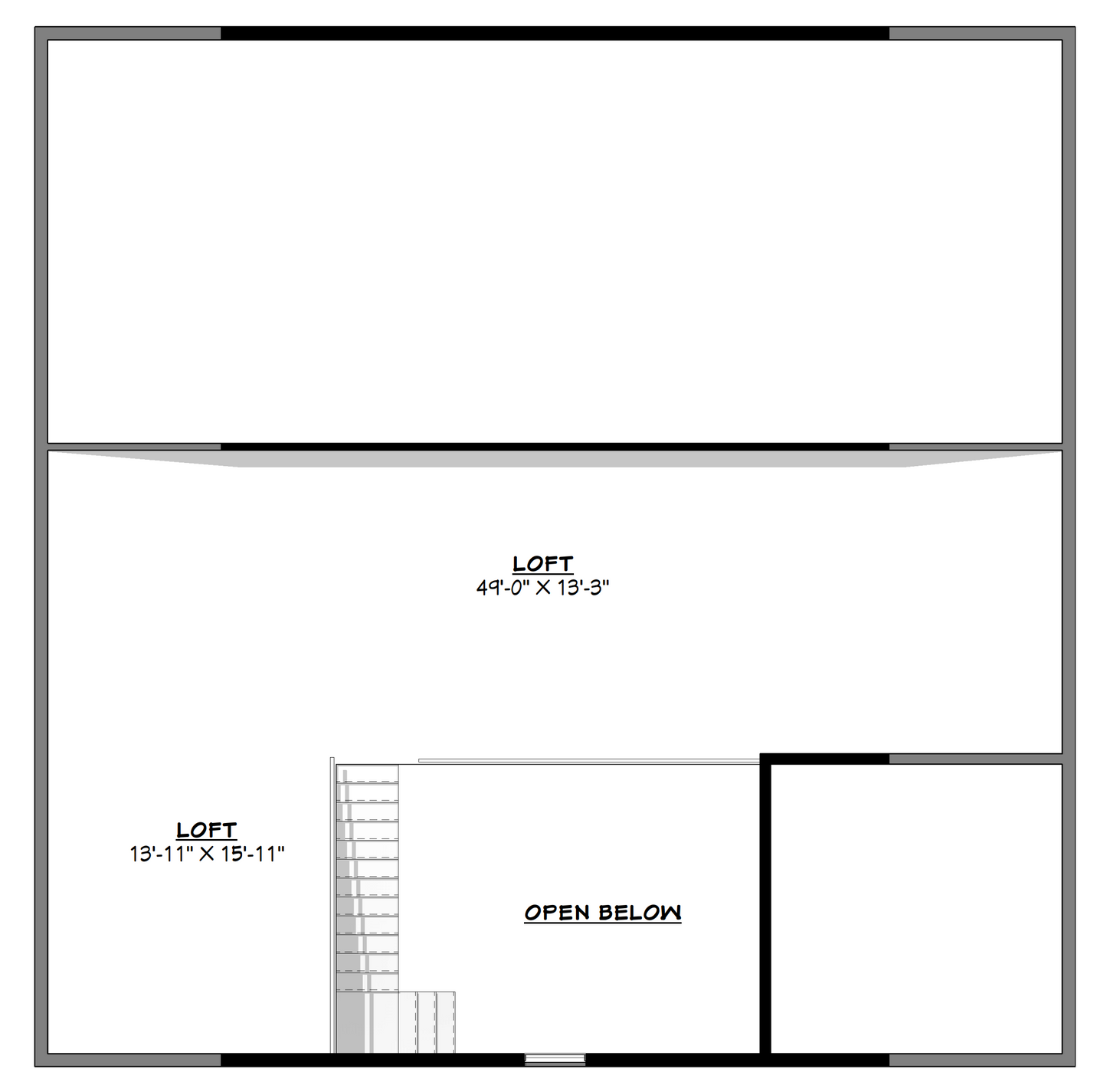 BCO-40092-W White Barndominium House Plan