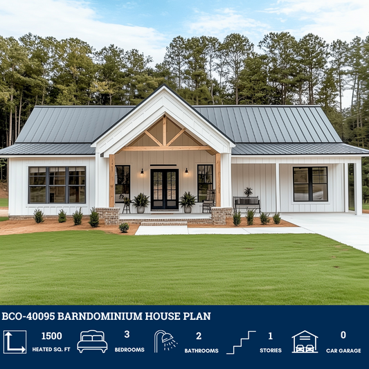 BCO-40095 Barndominium House Plan