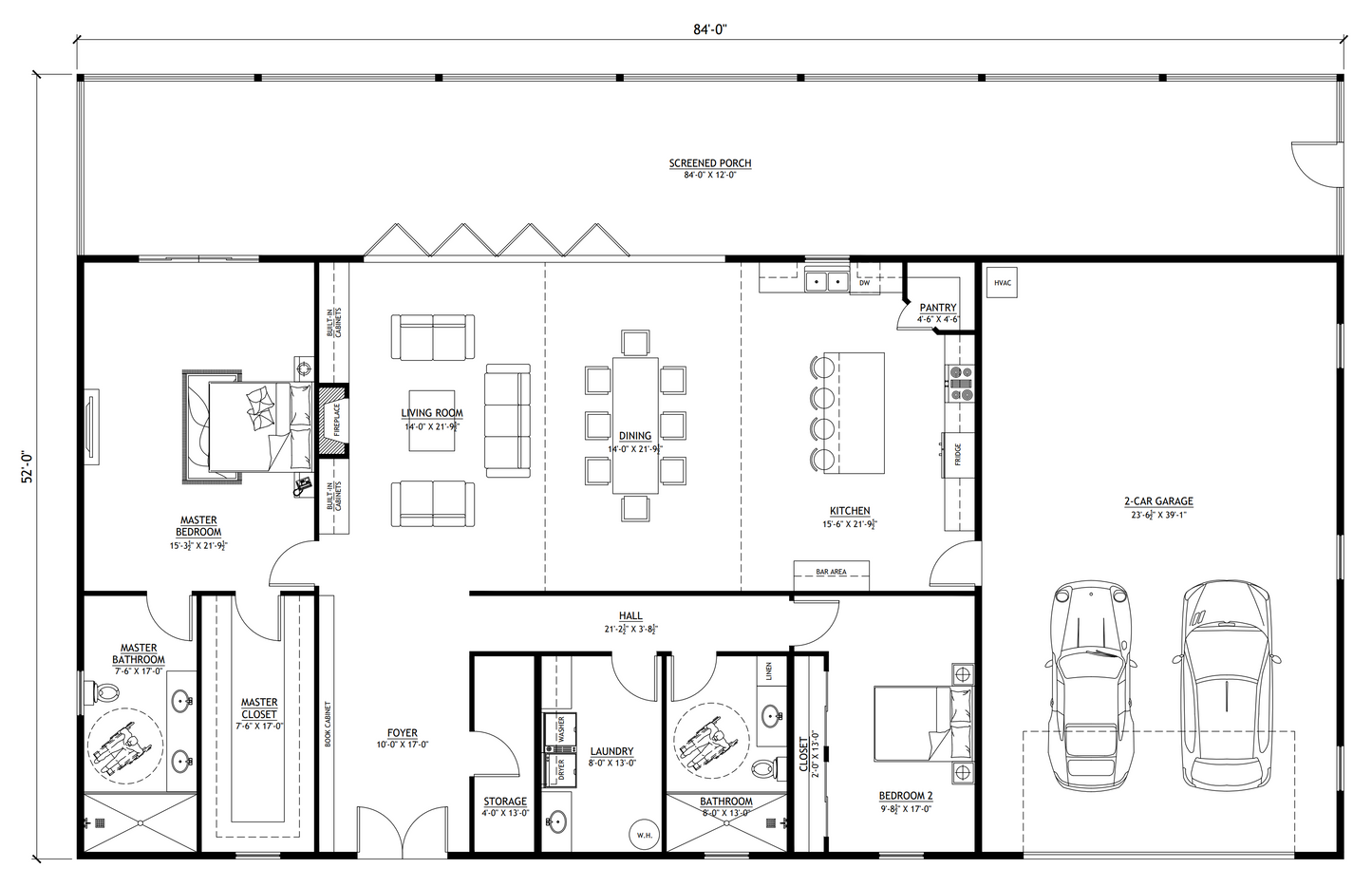 BCO-40102-C Crisha Barndominium House Plan