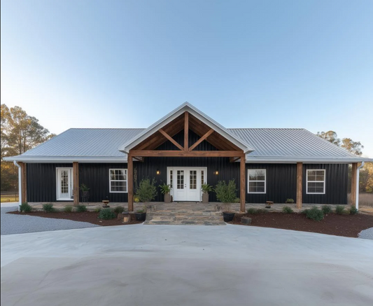 BCO-40102 Harry Barndominium House Plan