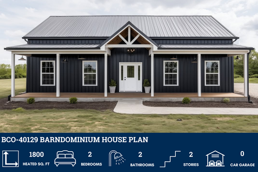 BCO-40129 Barndominium House Plan