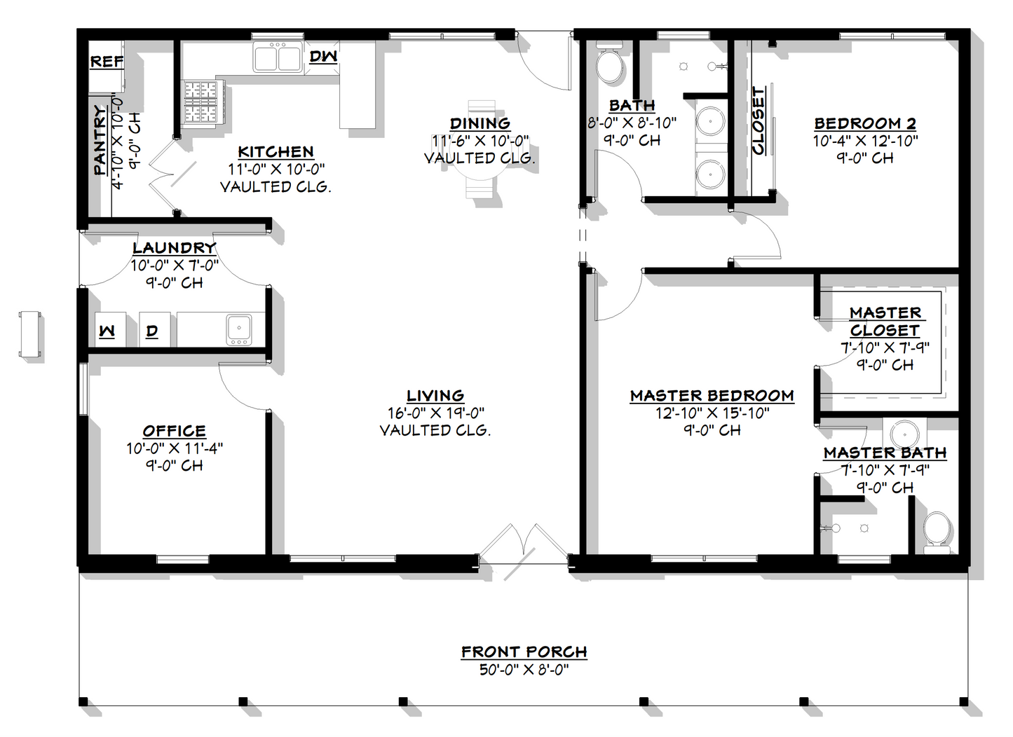 BCO-40139 Richard Barndominium House Plan