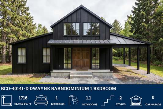 BCO-40141-D Dwayne Barndominium House Plan