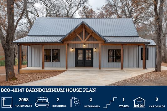 BCO-40147 Barndominium House Plan