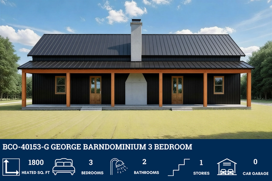 BCO-40153-G George Barndominium House Plan