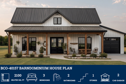 BCO-40157 Barndominium House Plan