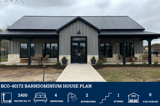 BCO-40172 Barndominium House Plan