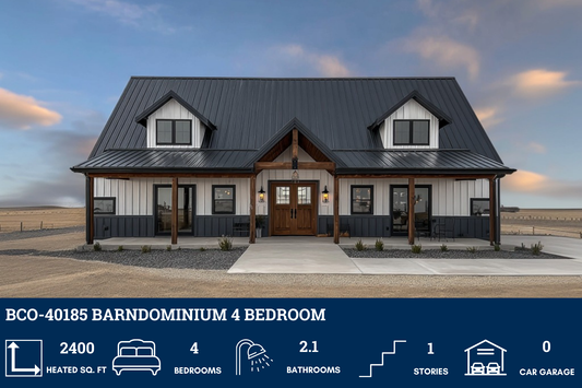 BCO-40185 Barndominium House Plan