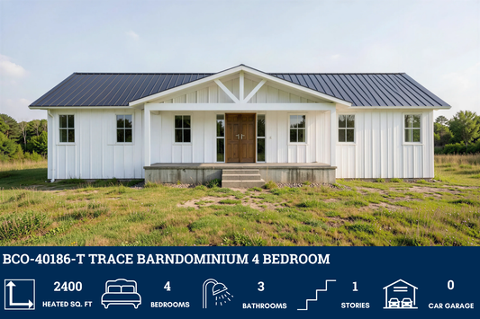 BCO-40186-T Trace Barndominium House Plan