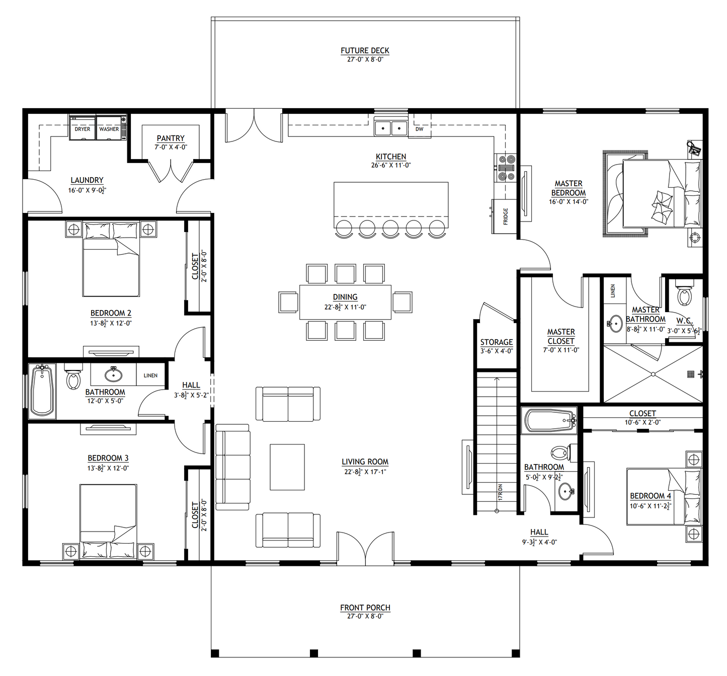 BCO-40186-T Trace Barndominium House Plan
