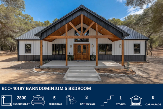 BCO-40187 Barndominium House Plan