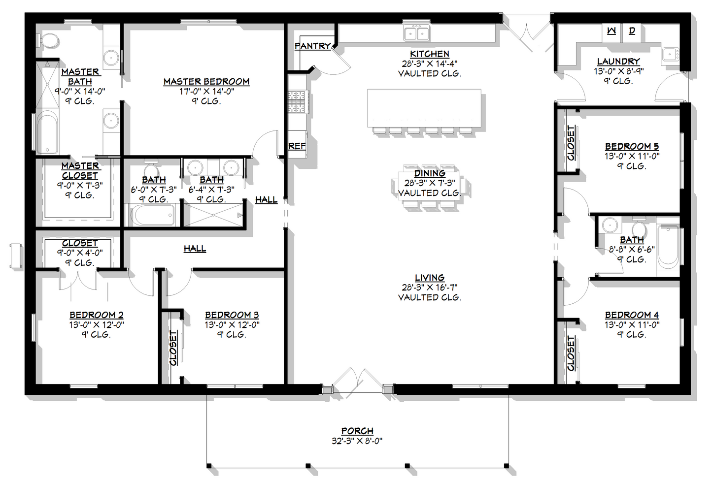 BCO-40187 Debbie Barndominium House Plan