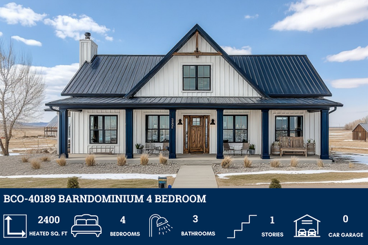 BCO-40189 Barndominium House Plan