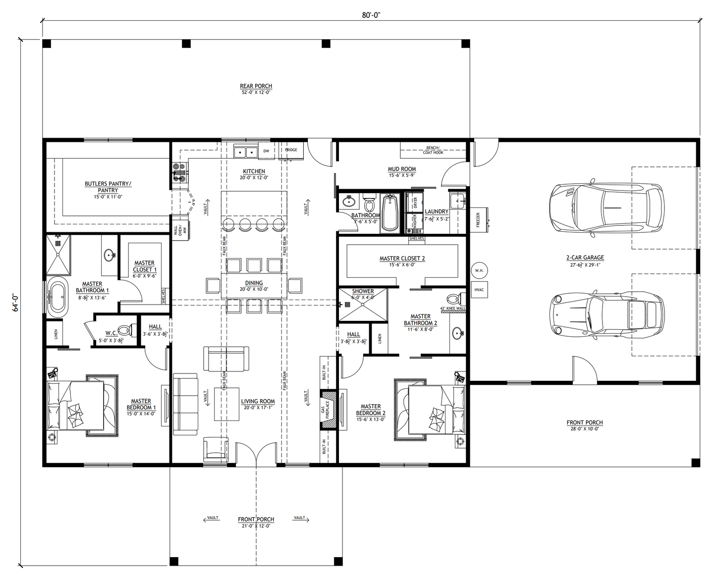 BCO-40222-T Taryn Barndominium House Plan