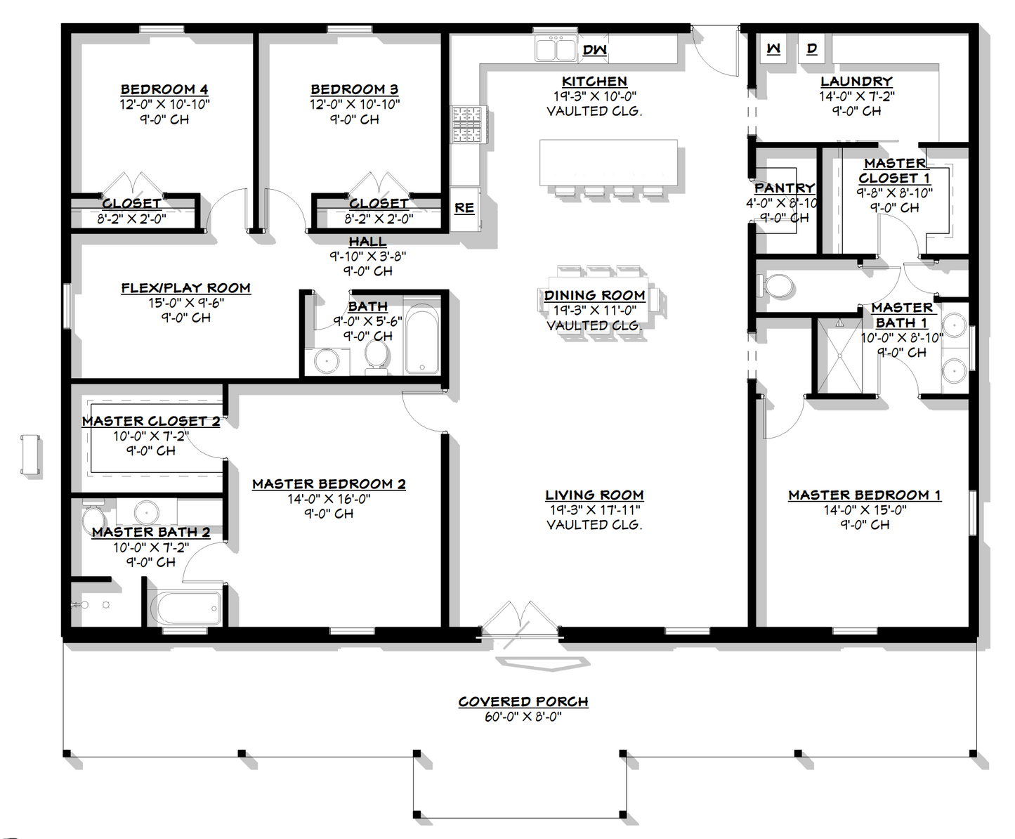 BCO-40224 Leah Barndominium House Plan