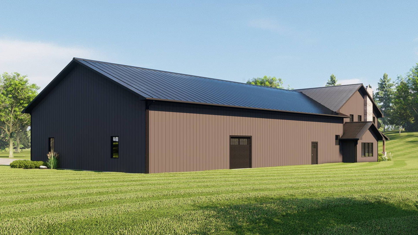 BG-20001-B Preston Barndominium House Plan
