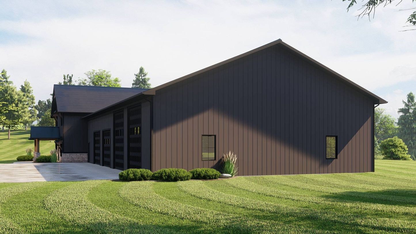 BG-20001-B Preston Barndominium House Plan