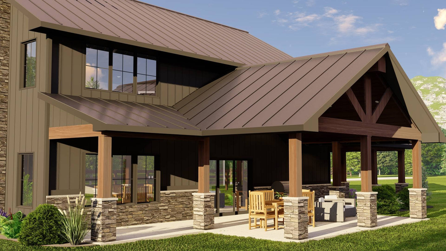 BG-20001 Blackwood Barndominium House Plan