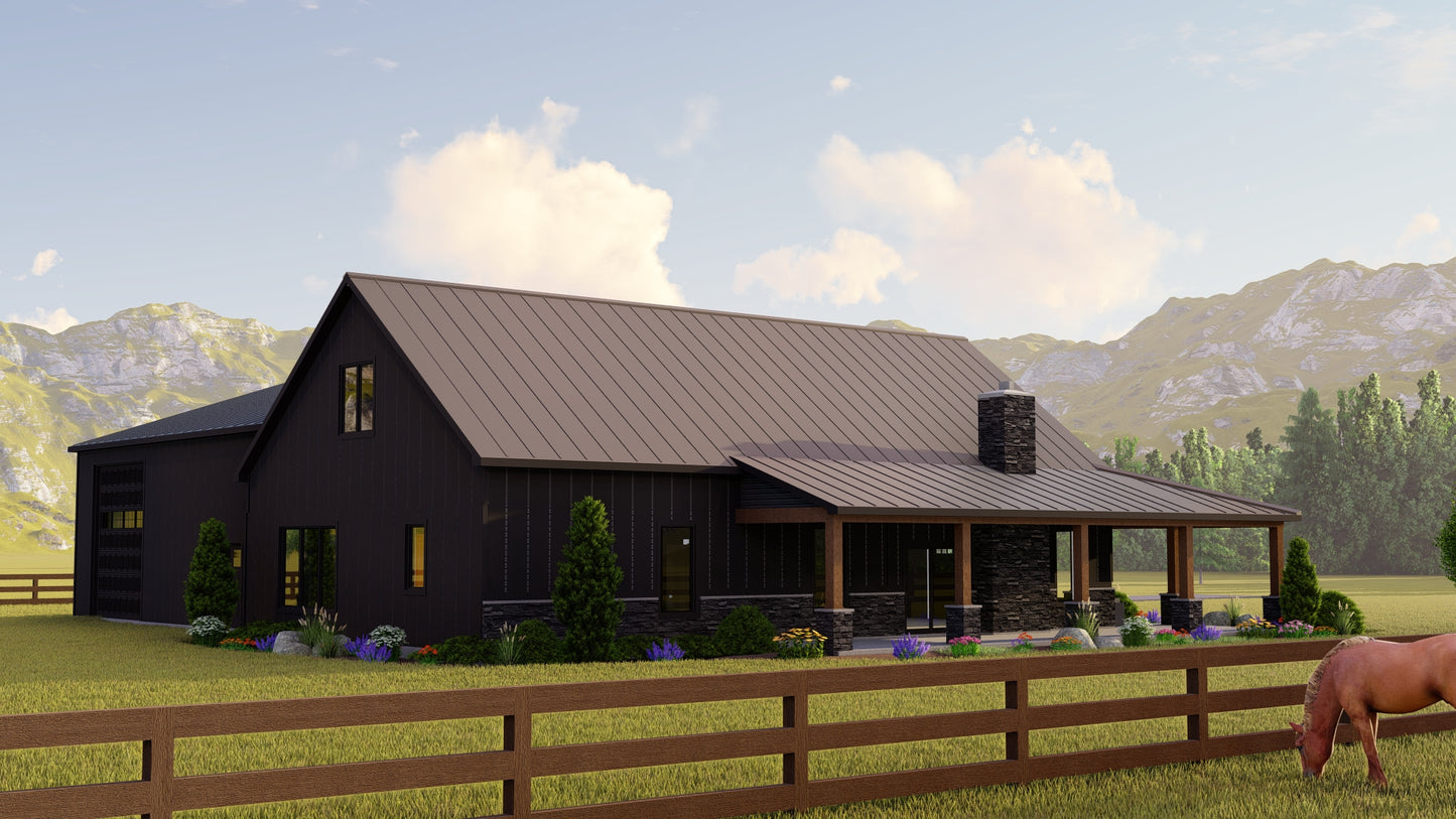 BG-20003 Legacy Barndominium House Plan