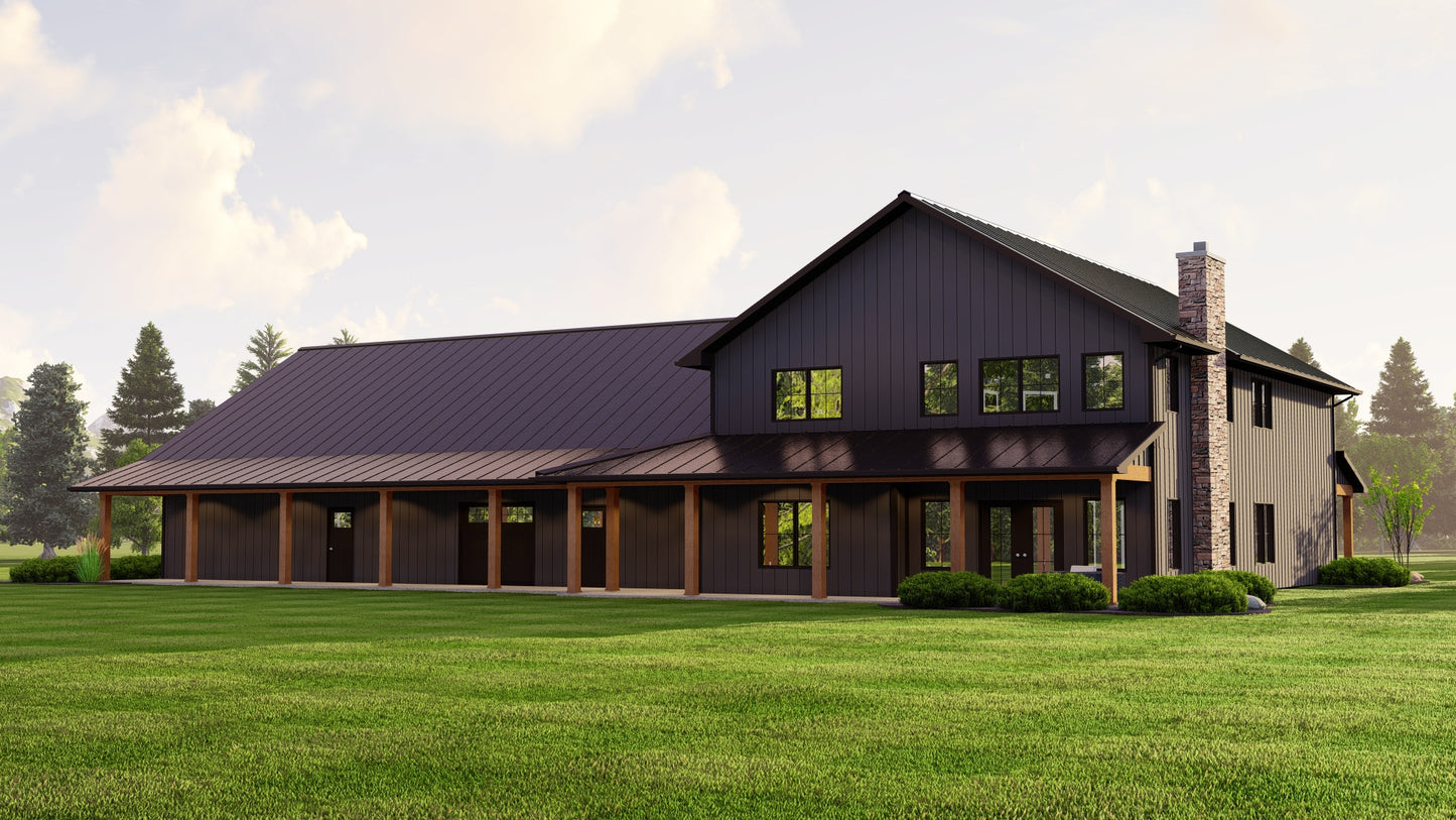BG-20004 Nobleman Barndominium House Plan