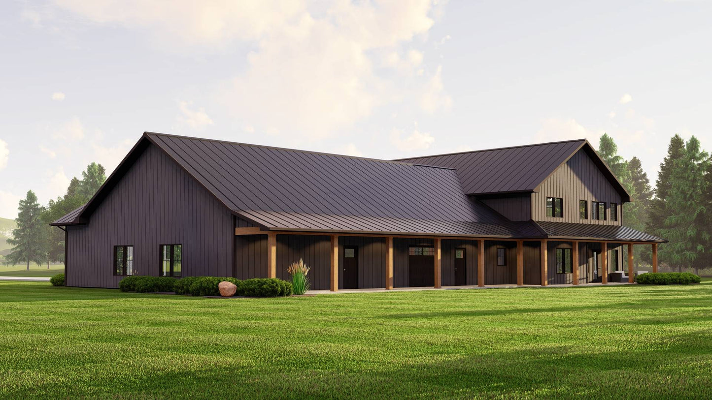 BG-20004 Nobleman Barndominium House Plan