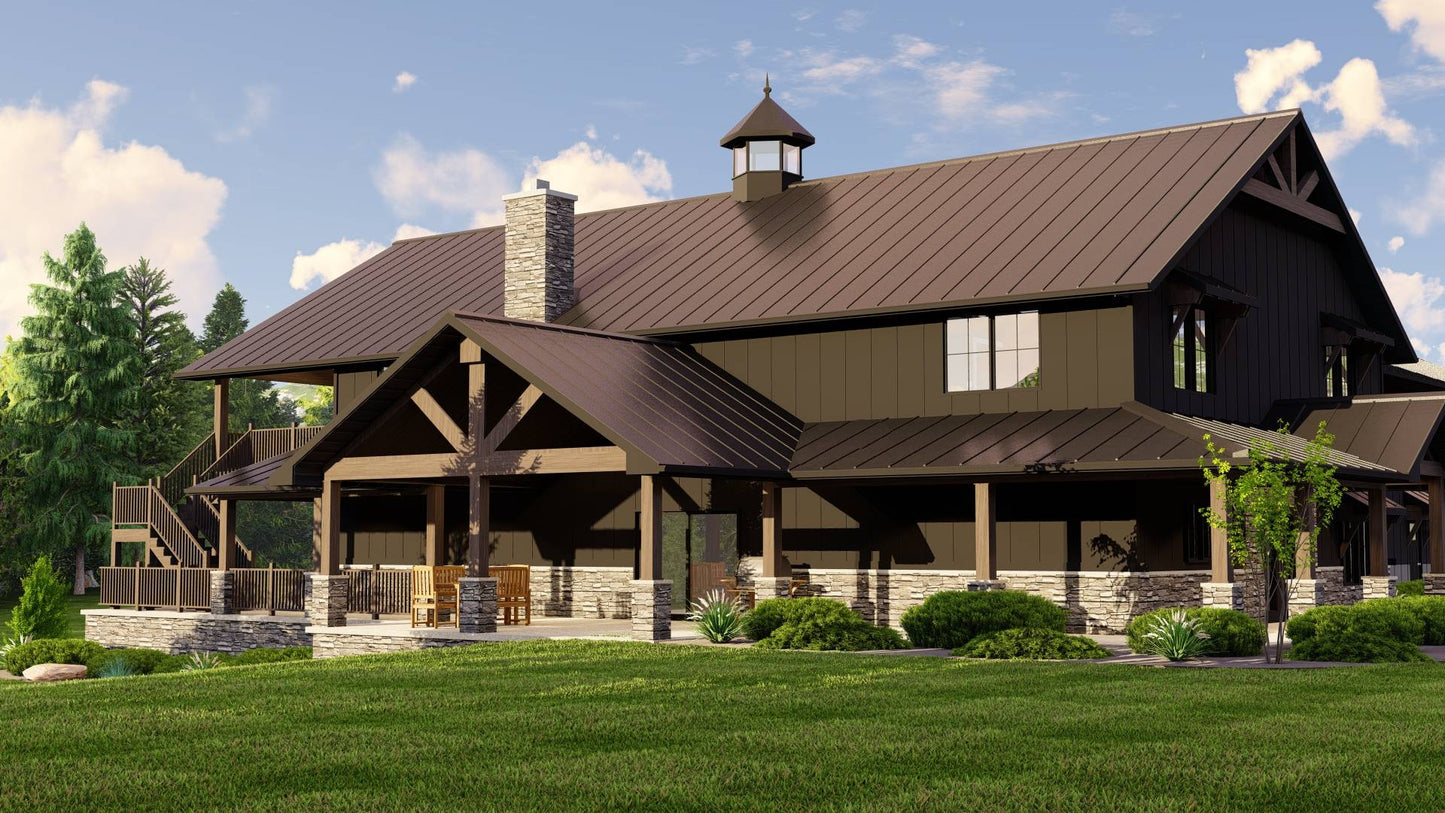 BG-20005 Copper Barndominium House Plan