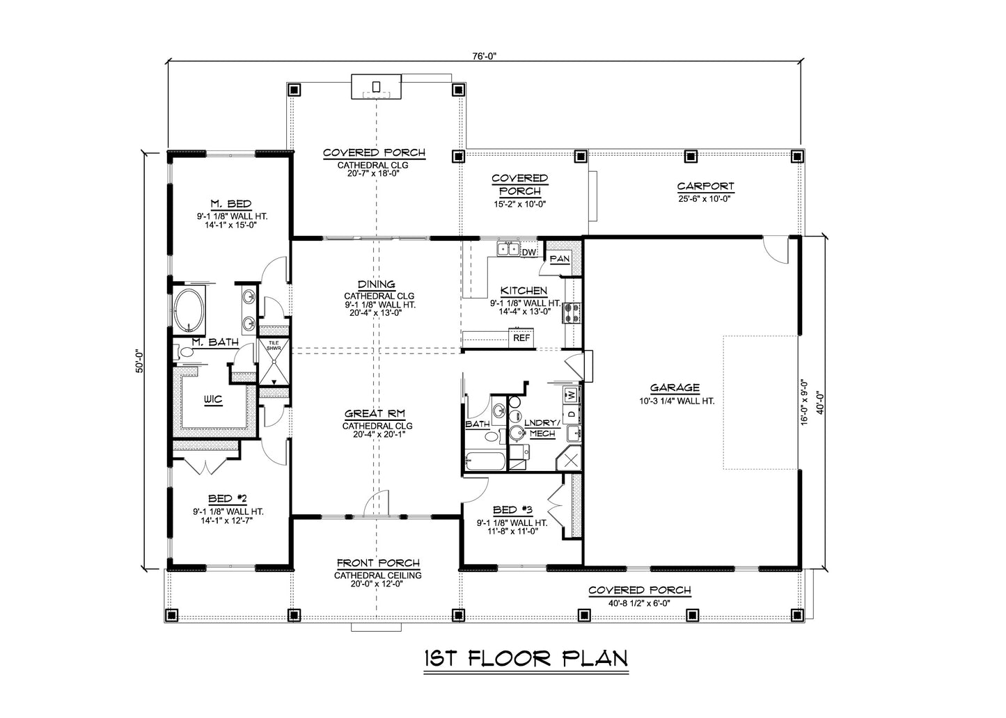 BG-20010 Monroe Barndominium House Plan