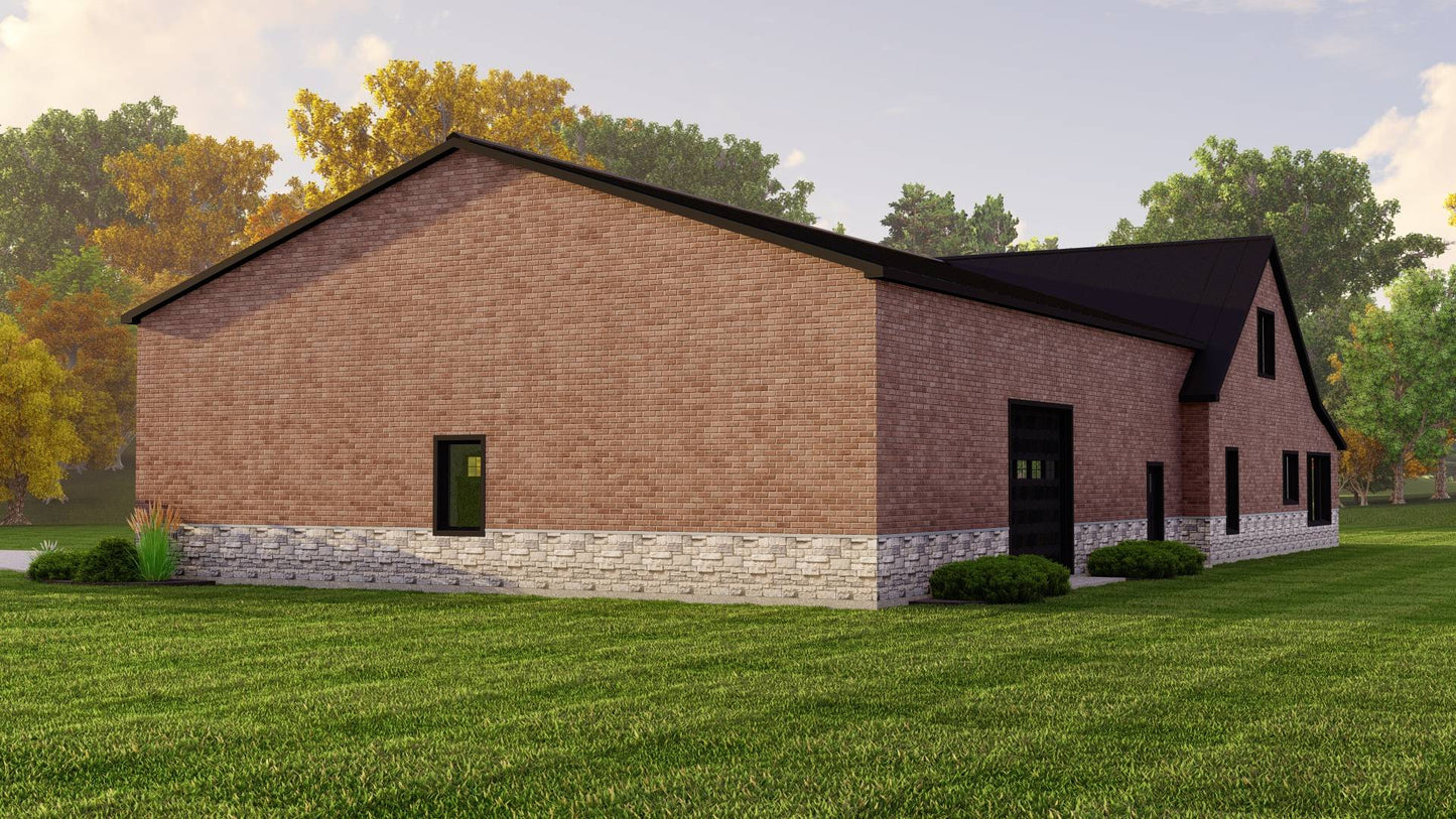 BG-20012-B Winston Barndominium House Plan