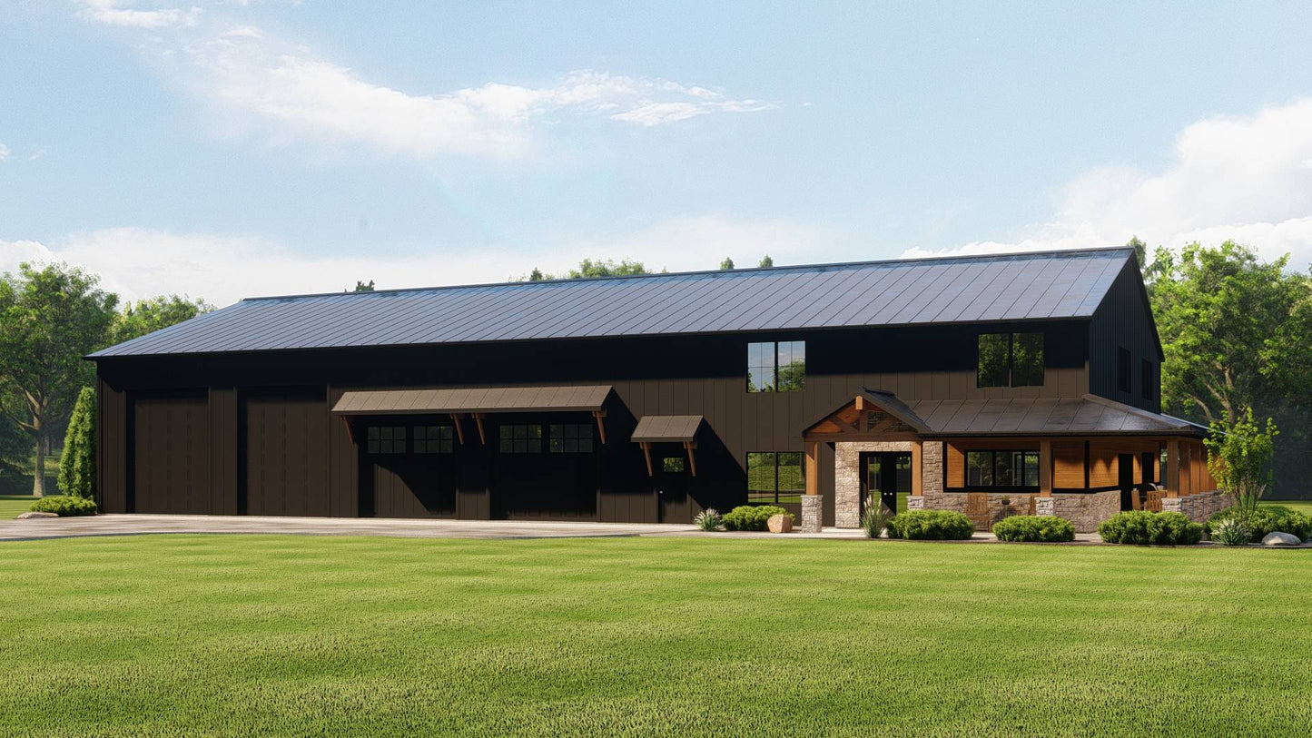 BG-20013 Lawson Barndominium House Plan