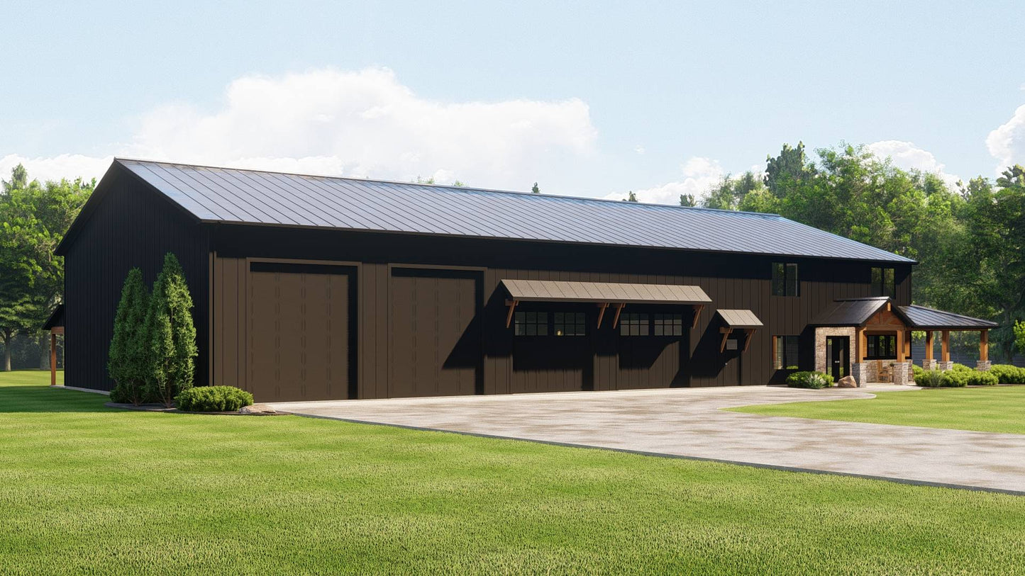 BG-20013 Lawson Barndominium House Plan