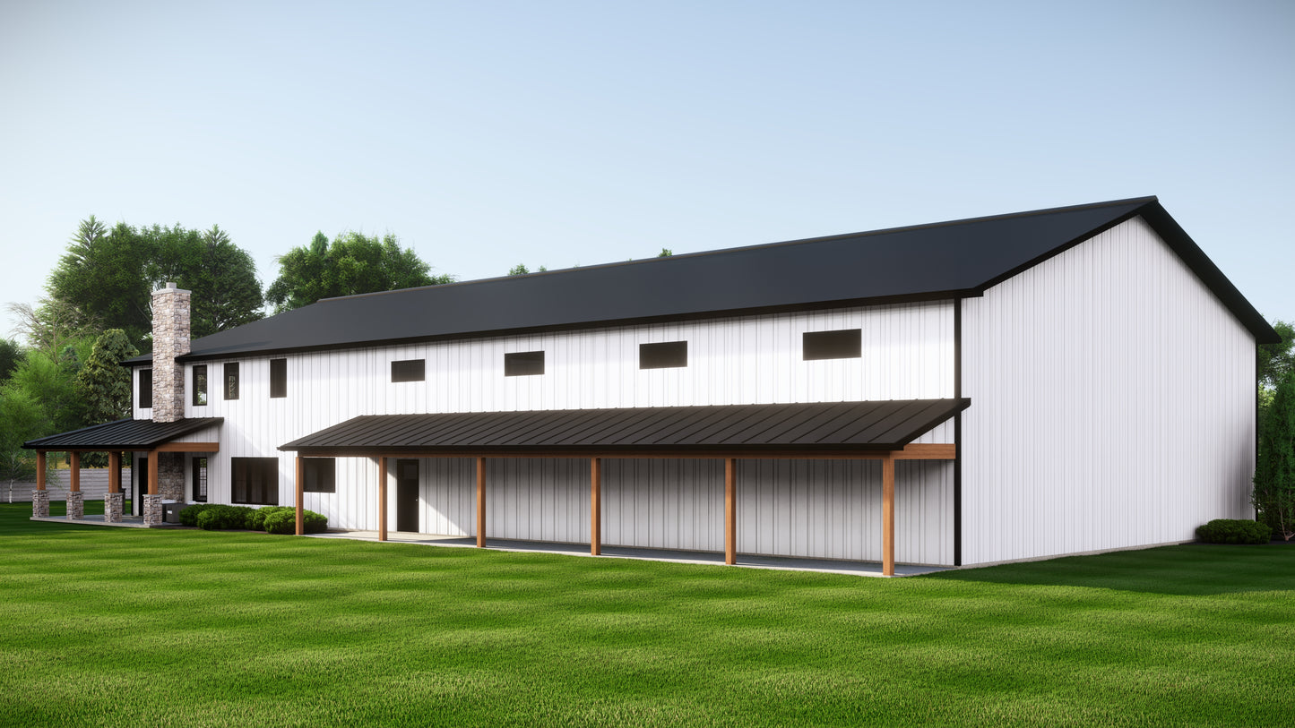 BG-20013 Lawson Barndominium House Plan