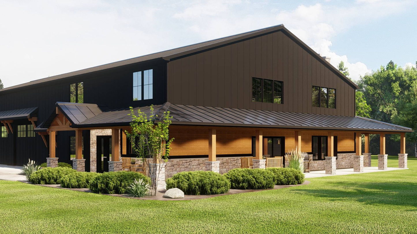 BG-20013 Lawson Barndominium House Plan