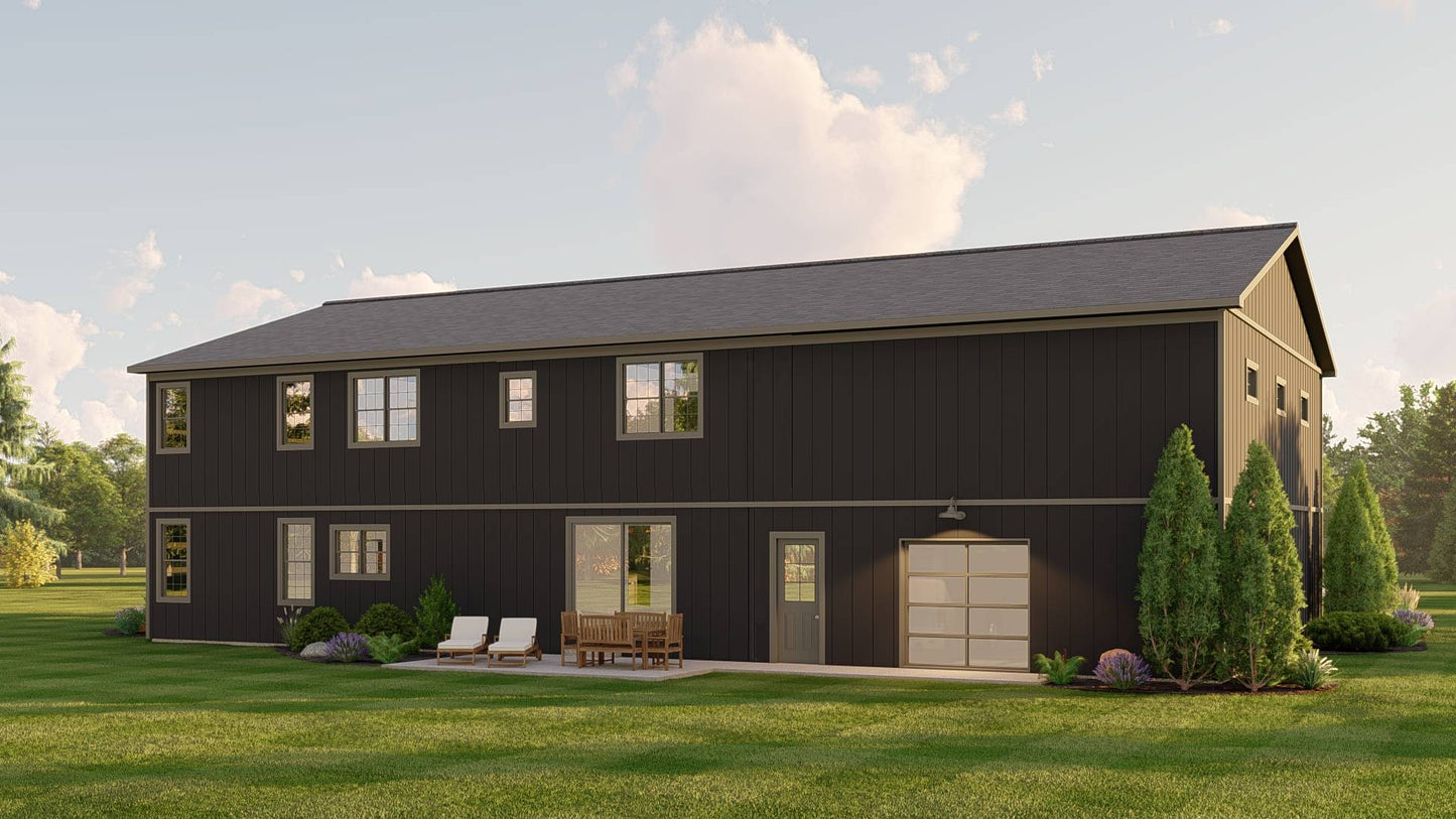 BG-20014 Bennett Barndominium House Plan
