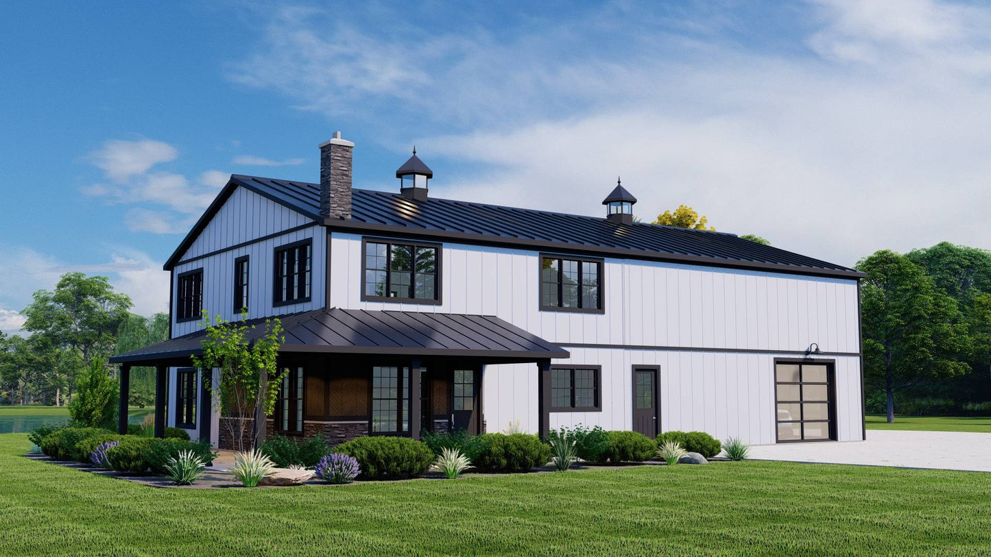BG-20016 Thatcher Barndominium House Plan