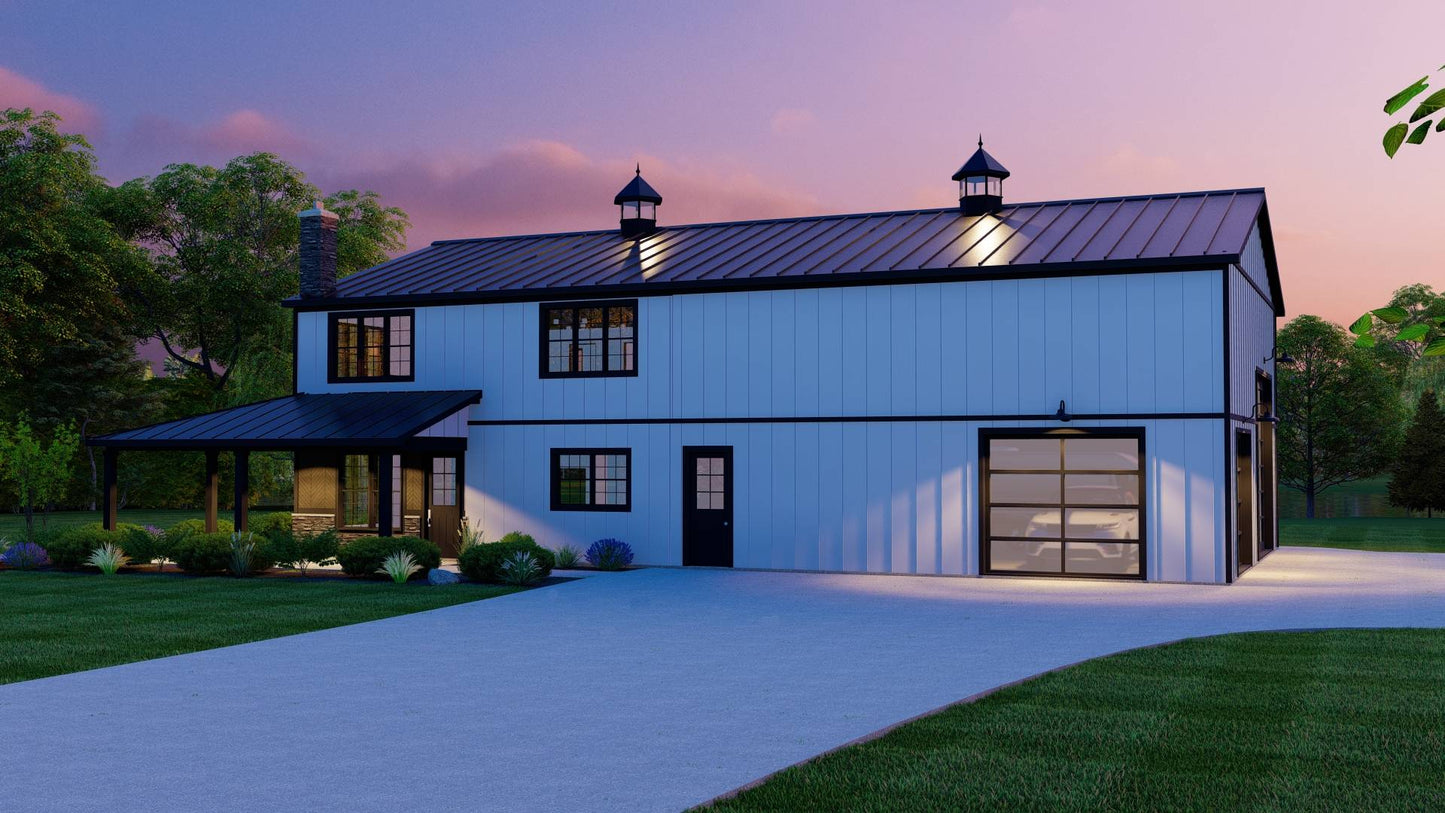 BG-20016 Thatcher Barndominium House Plan