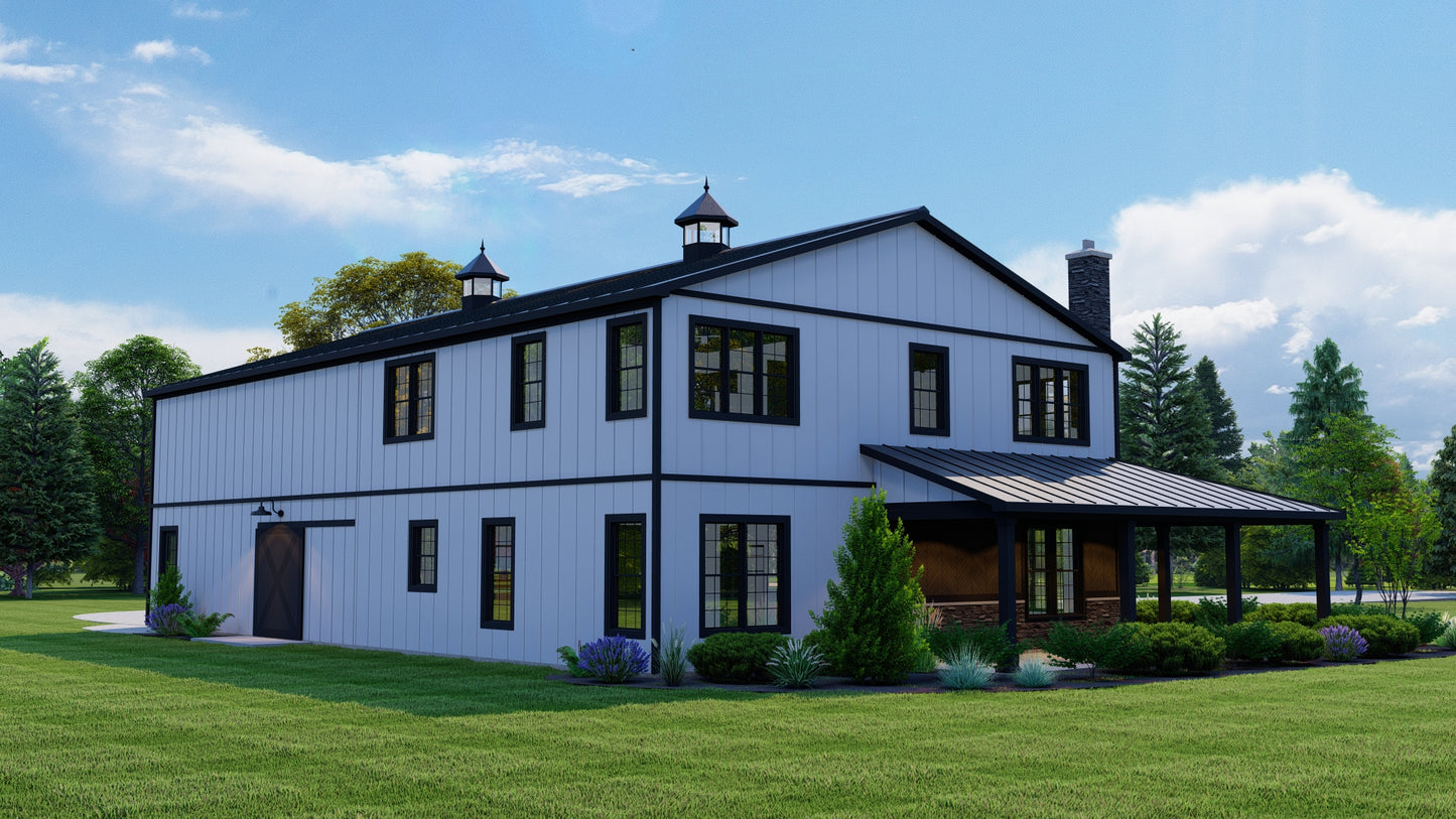 BG-20016 Thatcher Barndominium House Plan