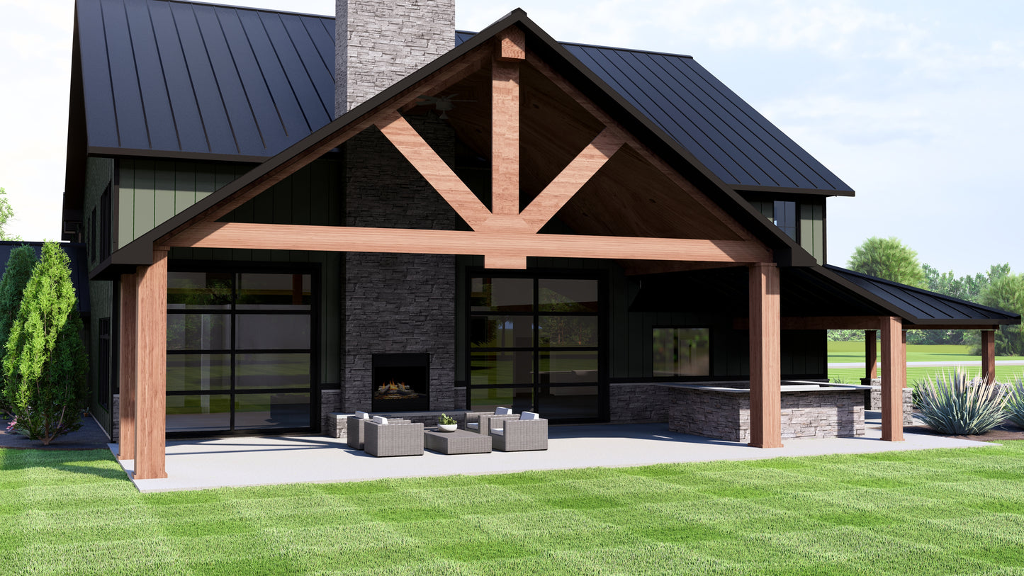BG-20017 Beckett Barndominium House Plan