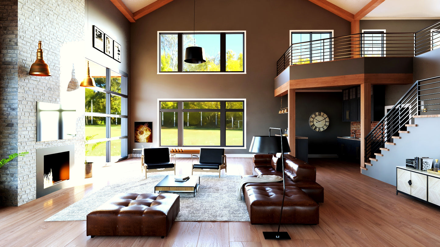 BG-20017 Beckett Barndominium House Plan