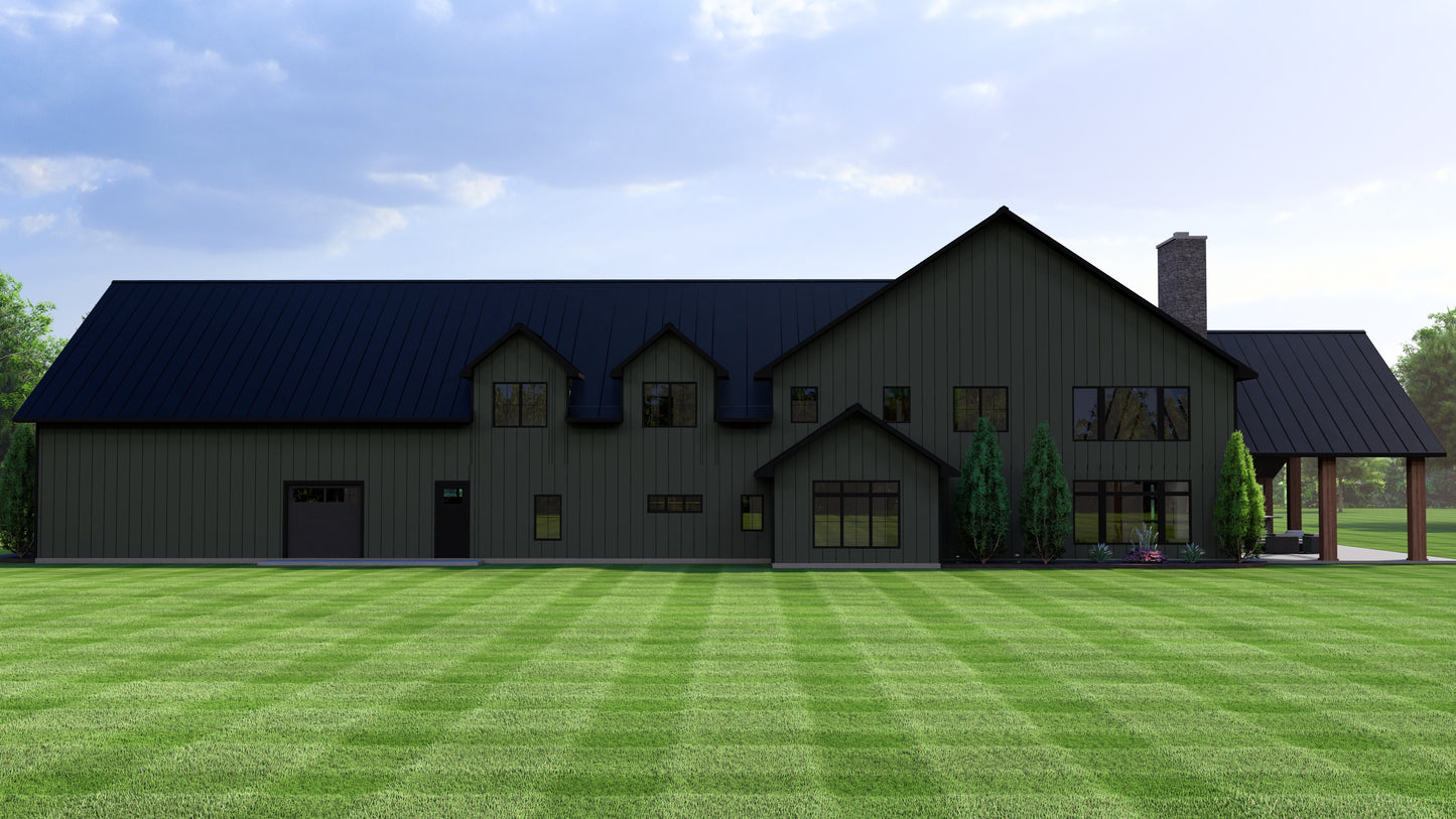 BG-20017 Beckett Barndominium House Plan