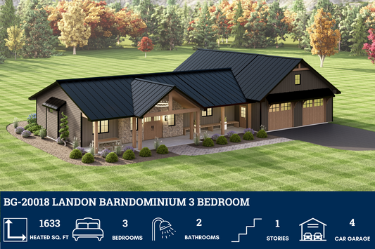 BG-20018 Landon Barndominium House Plan