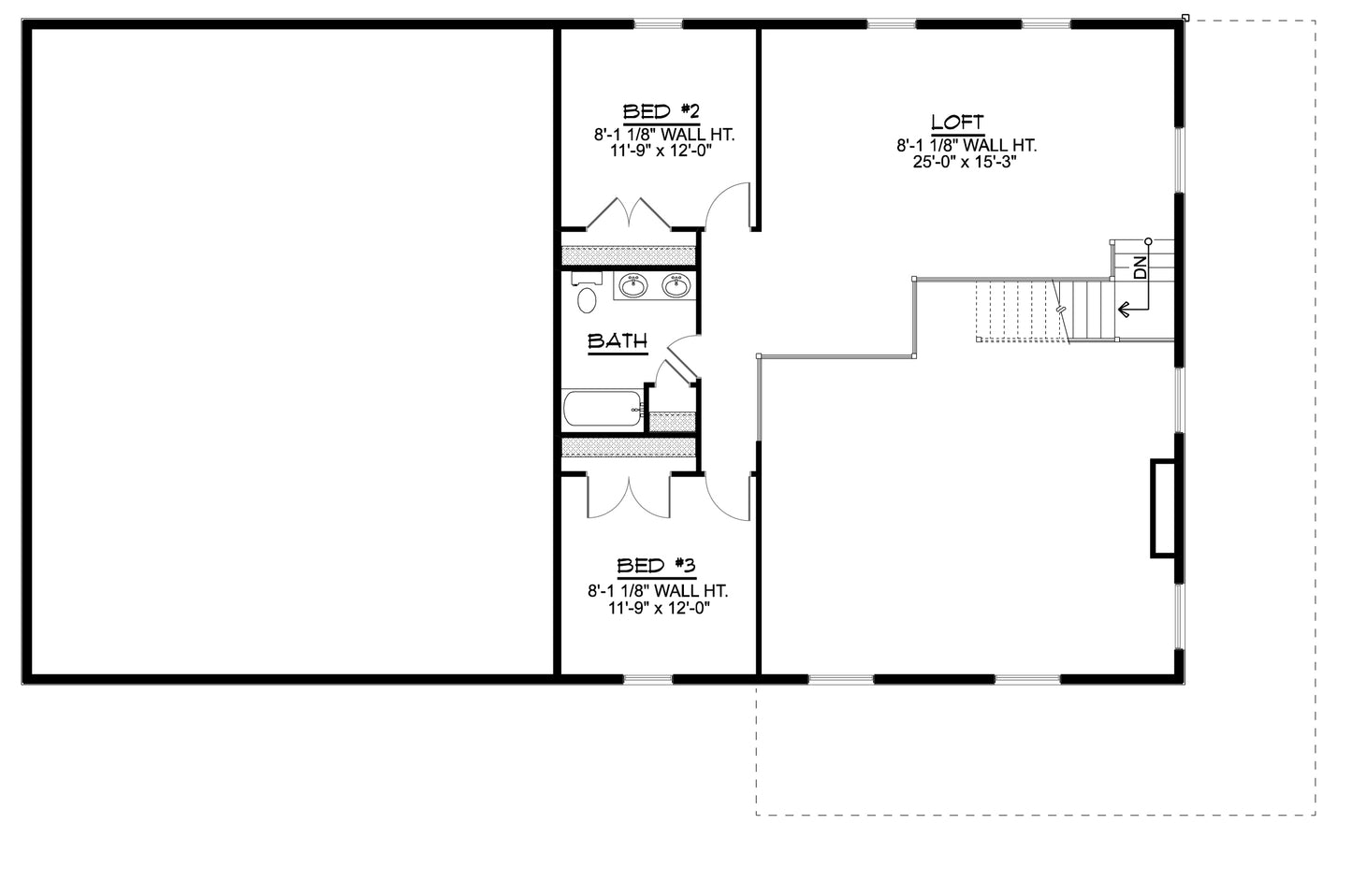 BG-20019 Evergreen Barndominium House Plan