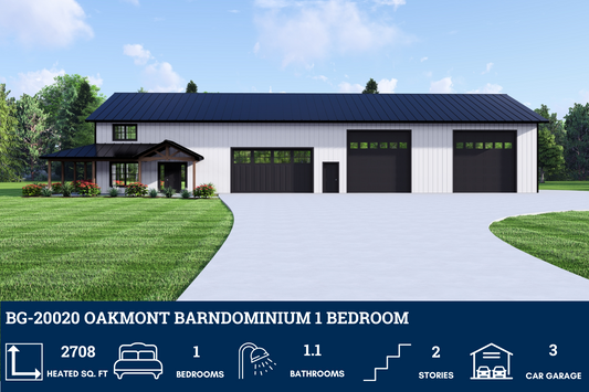BG-20020 Oakmont Barndominium House Plan