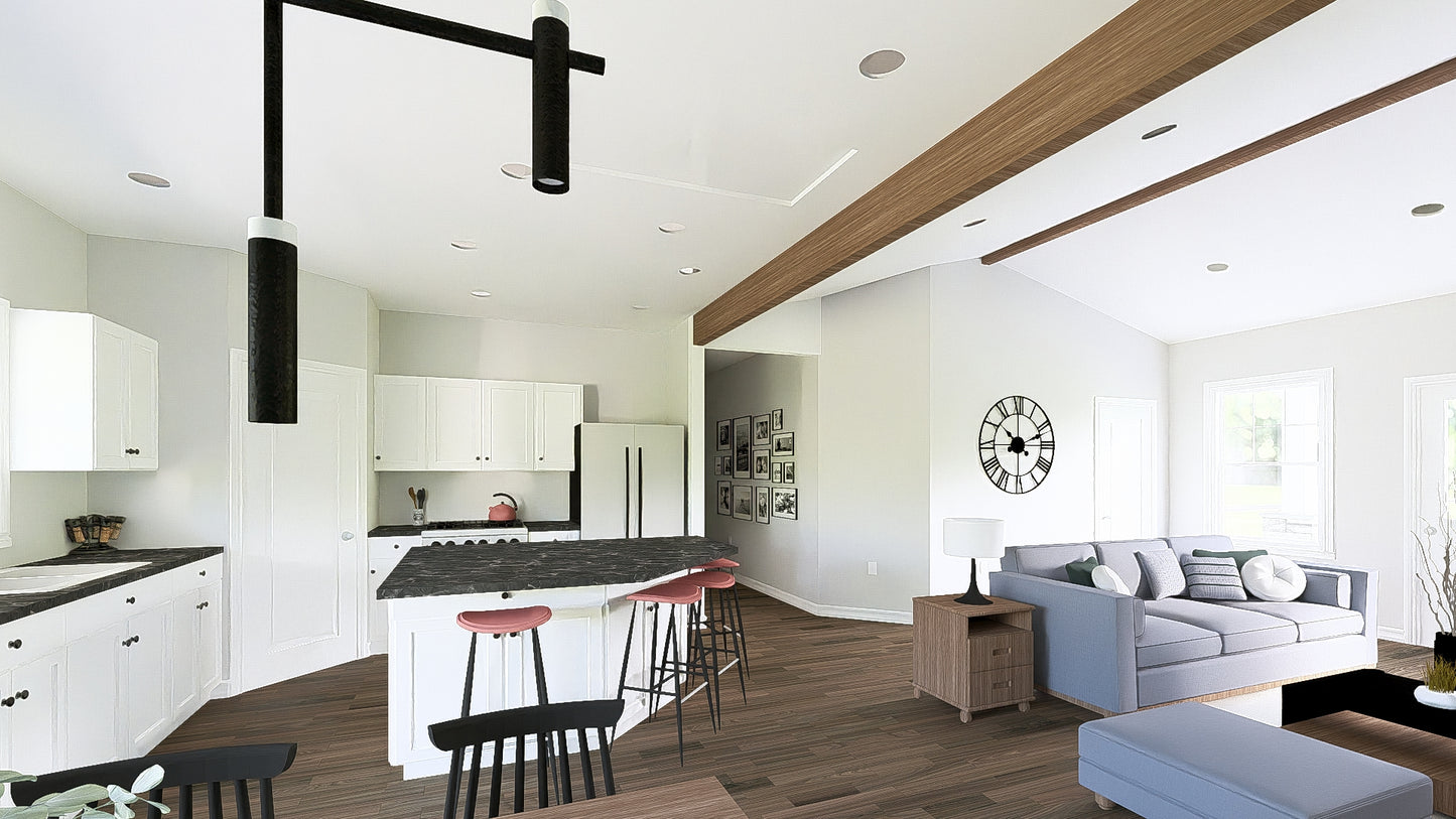 BG-20021 Northwood Barndominium House Plan