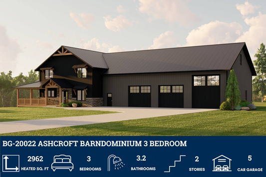 BG-20022 Ashcroft Barndominium House Plan