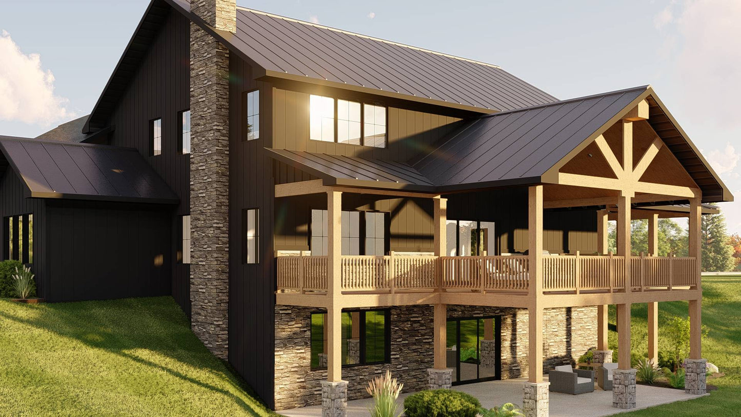 BG-20022 Ashcroft Barndominium House Plan